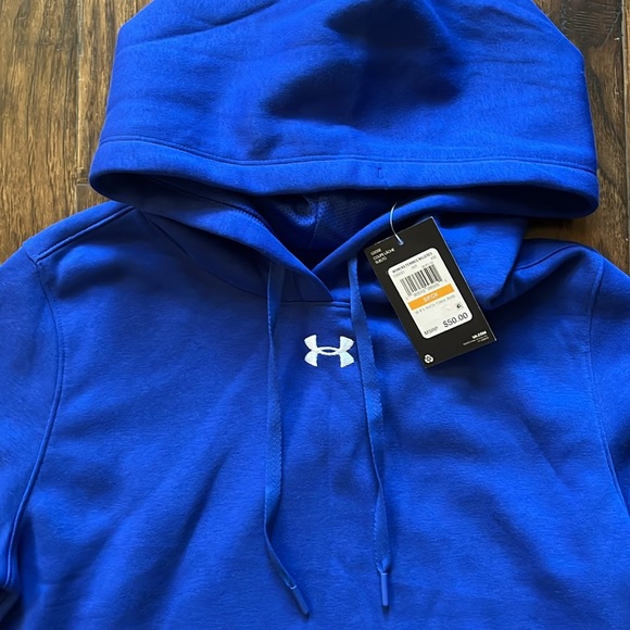 NWT! Under Armour Hustle Fleece Hoodie, size small - Picture 10 of 10